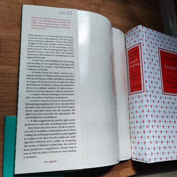 Julia Child Mastering The Art of French Cooking Cook Book Dust Jacket 2009 NEW - Picture 4 of 12